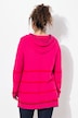 Pullover, Ringel, Farbakzente, Kapuze, Langarm