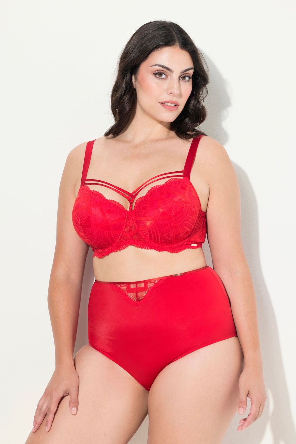 Große Größen TRUYOU Maxislip, Damen, rot, Größe: 46/48, Baumwolle/Synthetische Fasern/Elasthan, Ulla Popken