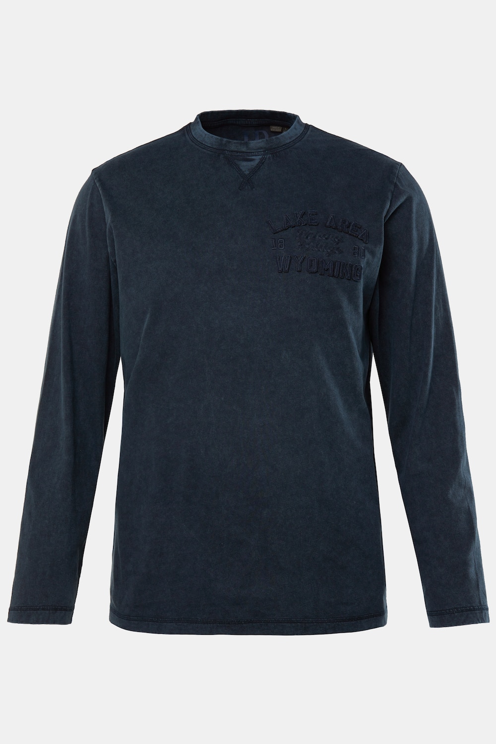 JP 1880 Langarmshirt, Vintage-Look, Stick, bis 8 XL