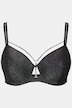 Beugelbeha, sierband, zachte cups, metallic effect, cup C-G