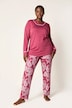 Pyjama, Paisleymuster, Tunika-Ausschnitt, Langarm