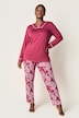 Pyjama, Paisleymuster, Tunika-Ausschnitt, Langarm