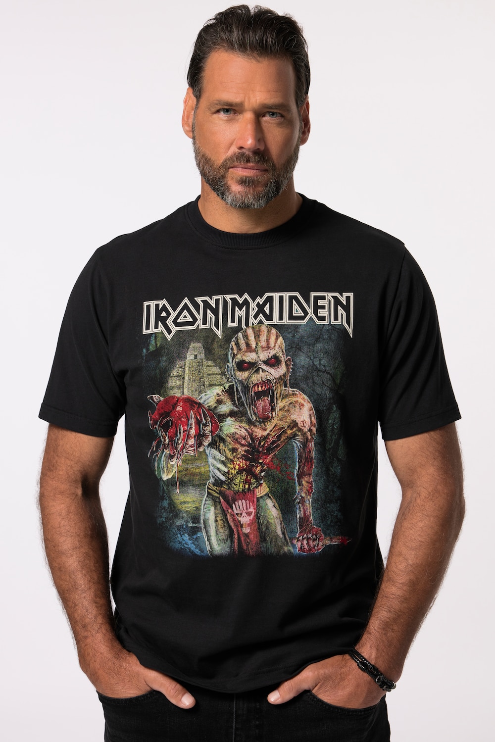 JP 1880 T-shirt, bandshirt, korte mouwen, Iron Maiden, tot 8XL