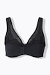 Beugelbeha, borduursel, high apex, cup B-F