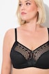 Underwire-Free Geometric Lace Bra