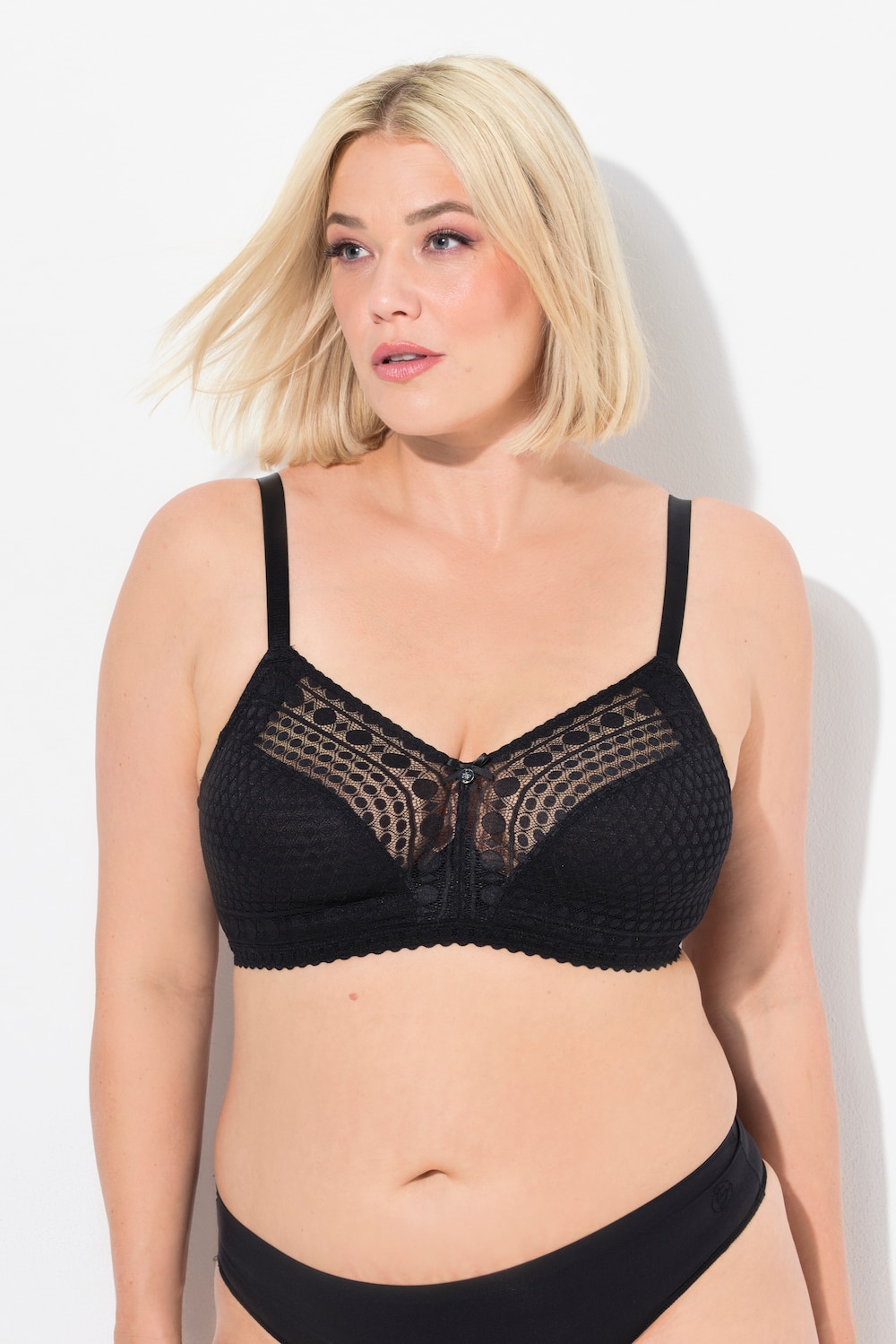 Große Größen TRUYOU Bralette, Damen, schwarz, Größe: 85E, Synthetische Fasern/Elasthan, Ulla Popken