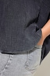Blusenshirt, oversized, Musselin, V-Ausschnitt