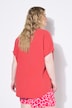 Skjorte, oversized, musselin, V-hals