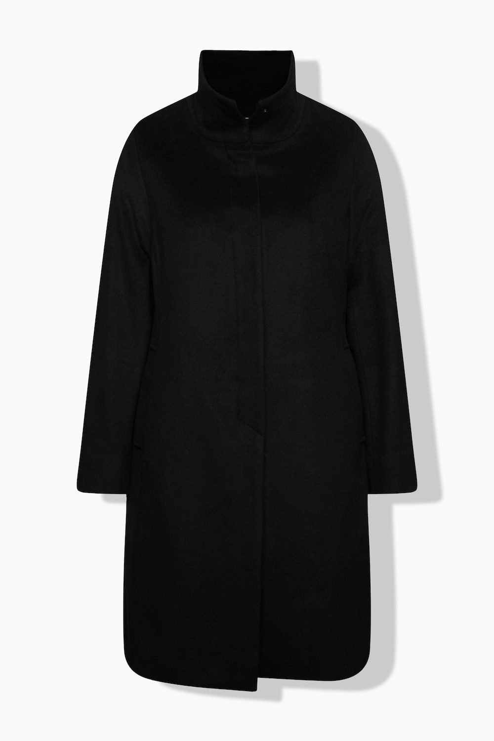 Stora storlekar Kappa, Dam, svart, storlek: 42/44, Polyester/Ull, Ulla Popken