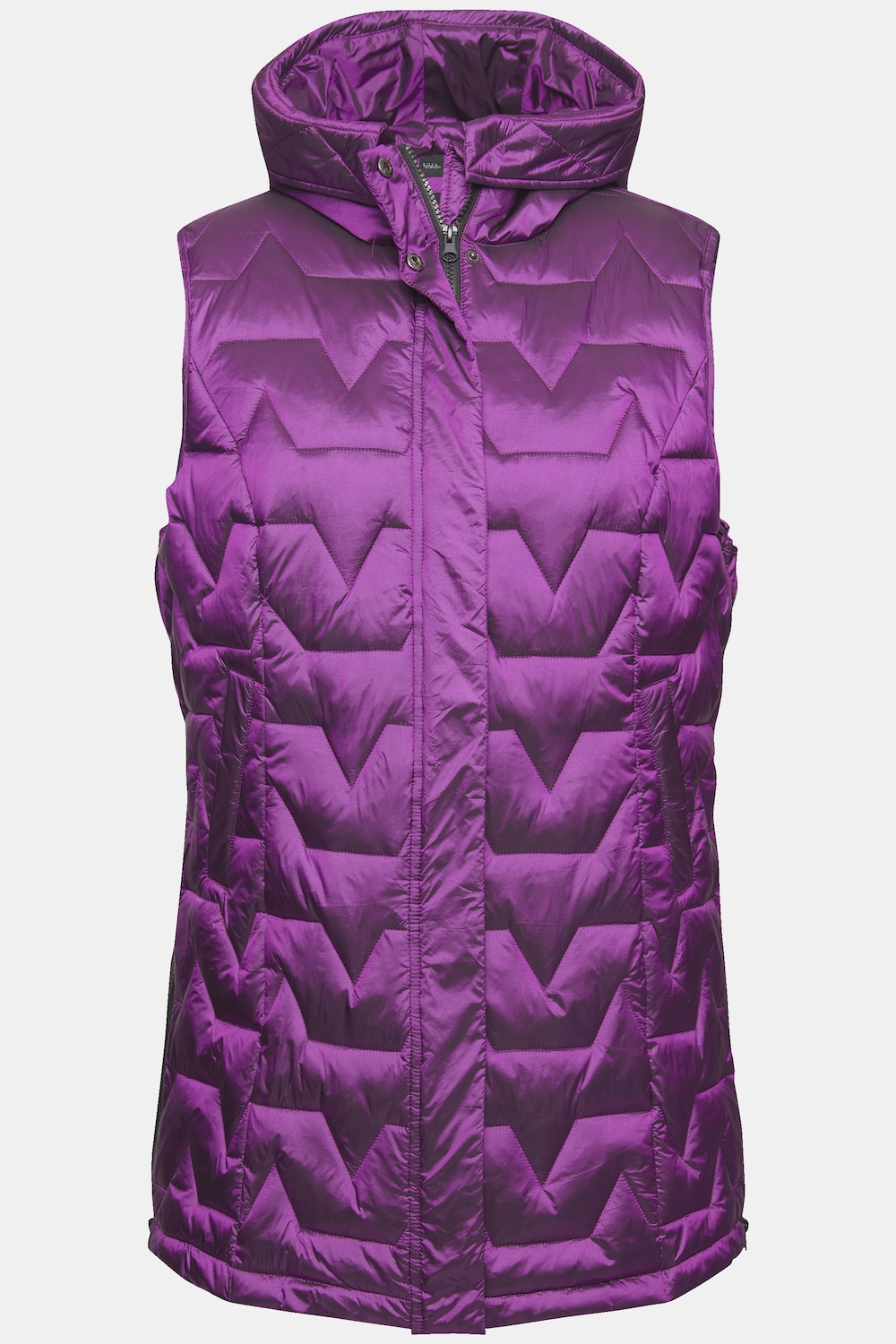Stora storlekar Quiltad väst, Dam, rosa, storlek: 50/52, Polyester/Syntetfibrer, Ulla Popken