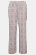 Pantalon à carreaux, coupe Wide Legs, taille élastique