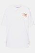 T-shirt, oversized, print bagpå.