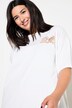 T-shirt, oversized, print bagpå.
