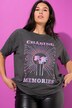 T-shirt, oversized, grote print, vintage look
