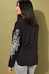 Bluse, Loose Shape, Stickereien,