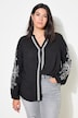 Bluse, Loose Shape, Stickereien,