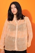 Bluse, Chiffon mit Print, Ballon-Langarm