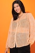 Bluse, Chiffon mit Print, Ballon-Langarm