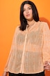 Bluse, Chiffon mit Print, Ballon-Langarm