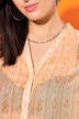 Bluse, Chiffon mit Print, Ballon-Langarm