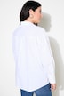 Hemdbluse, oversized, Strass, Langarm