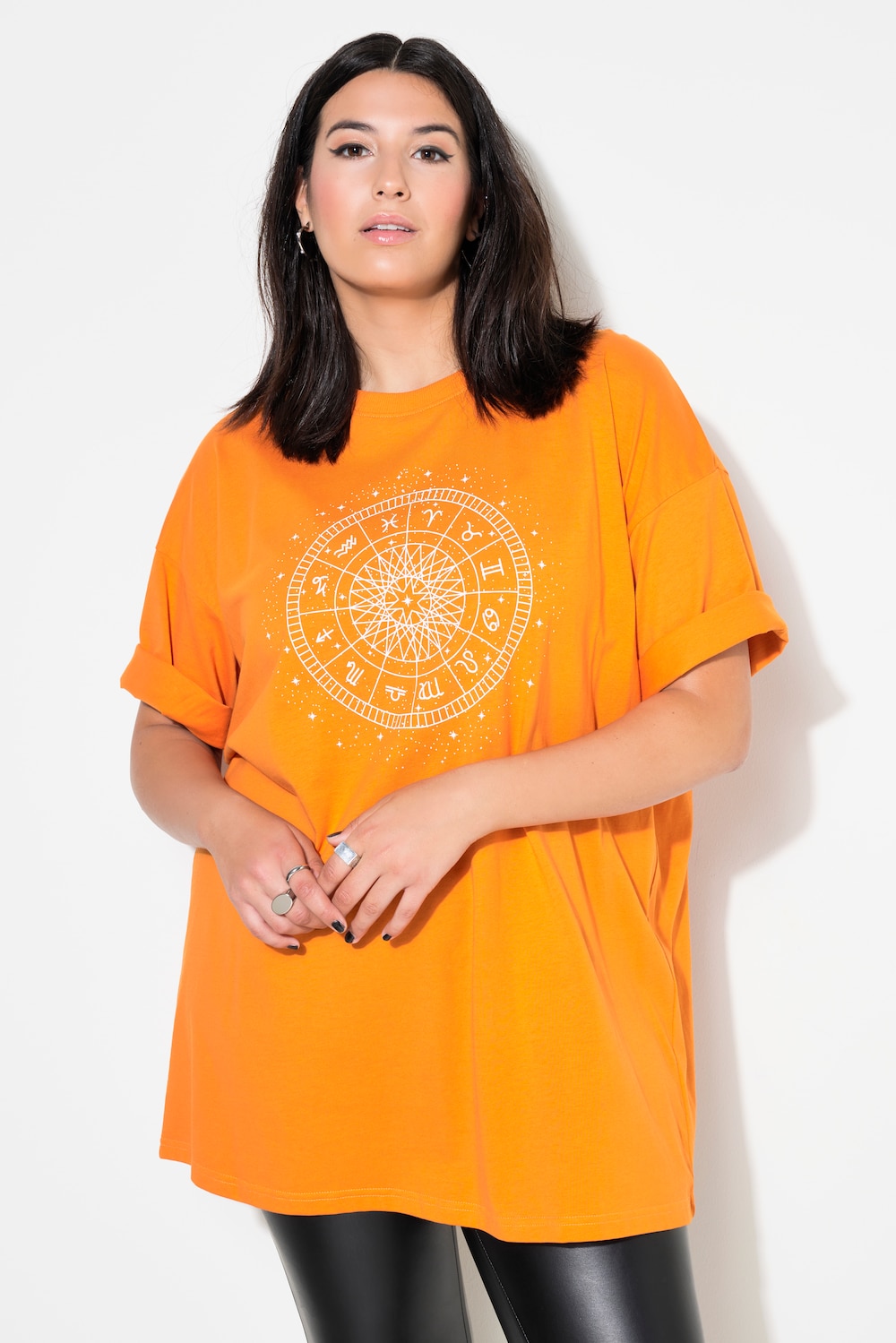 T-Shirt, oversized, Astro Print