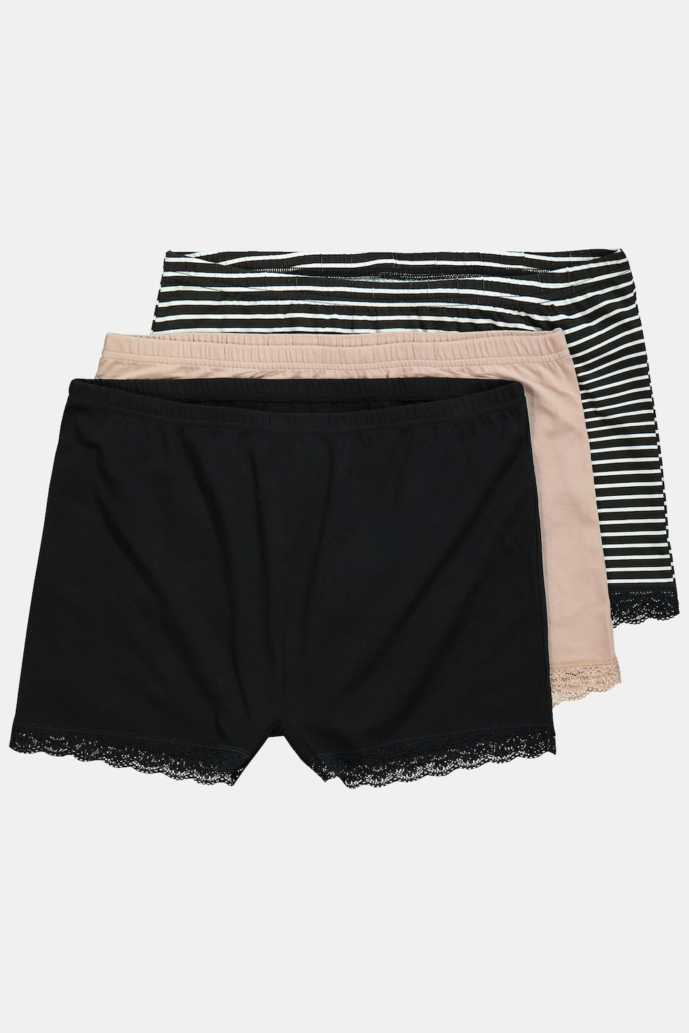 Große Größen Pantys, Damen, schwarz, Größe: 50/52, Baumwolle, Ulla Popken