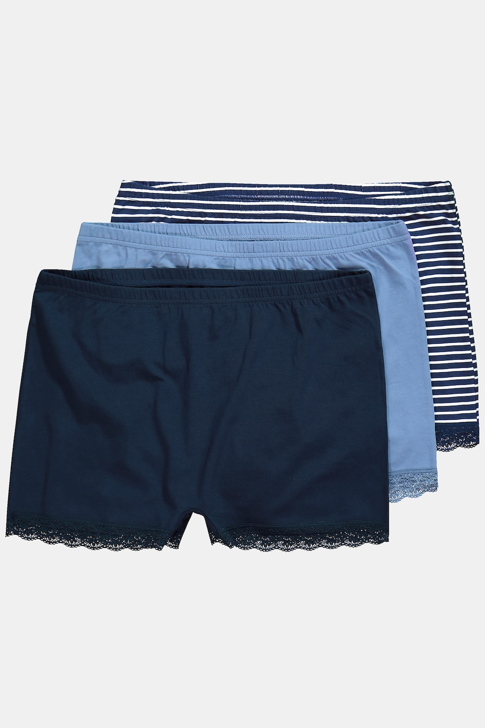 Große Größen Pantys, Damen, blau, Größe: 42/44, Baumwolle, Ulla Popken