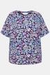 T-shirt, oversized, millefleurprint