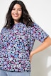 T-shirt, oversized, millefleurprint