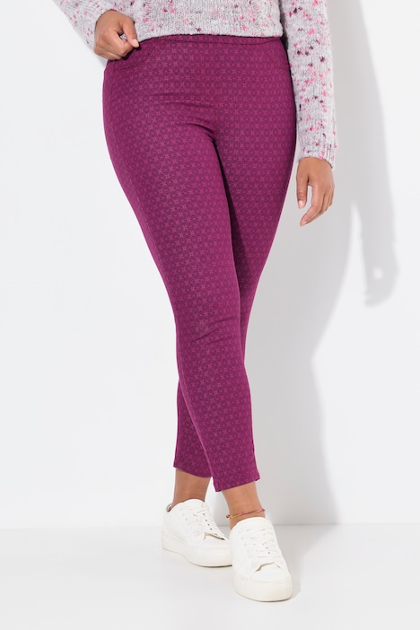 Jeggings, Slim Fit, Minimal-Print, Gesäßtaschen