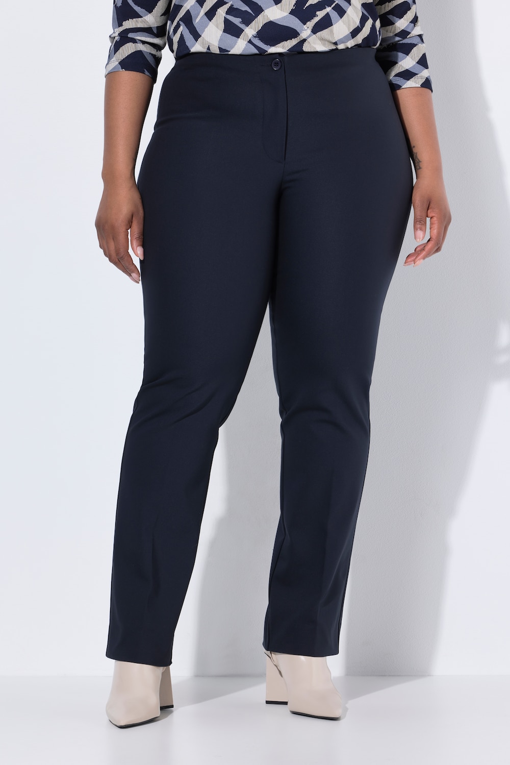 Große Größen Hose Rose, Damen, blau, Größe: 50, Baumwolle/Synthetische Fasern, Ulla Popken