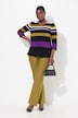 Hose Rose, gerades Bein, Komfortbund, Stretch