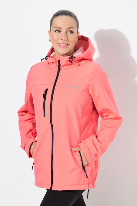 HYPRAR Softshelljacke, wasserabweisend, Stretch, Reflektor