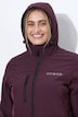 Veste Softshell HYPRAR déperlante, matière stretch et imprimé réfléchissant