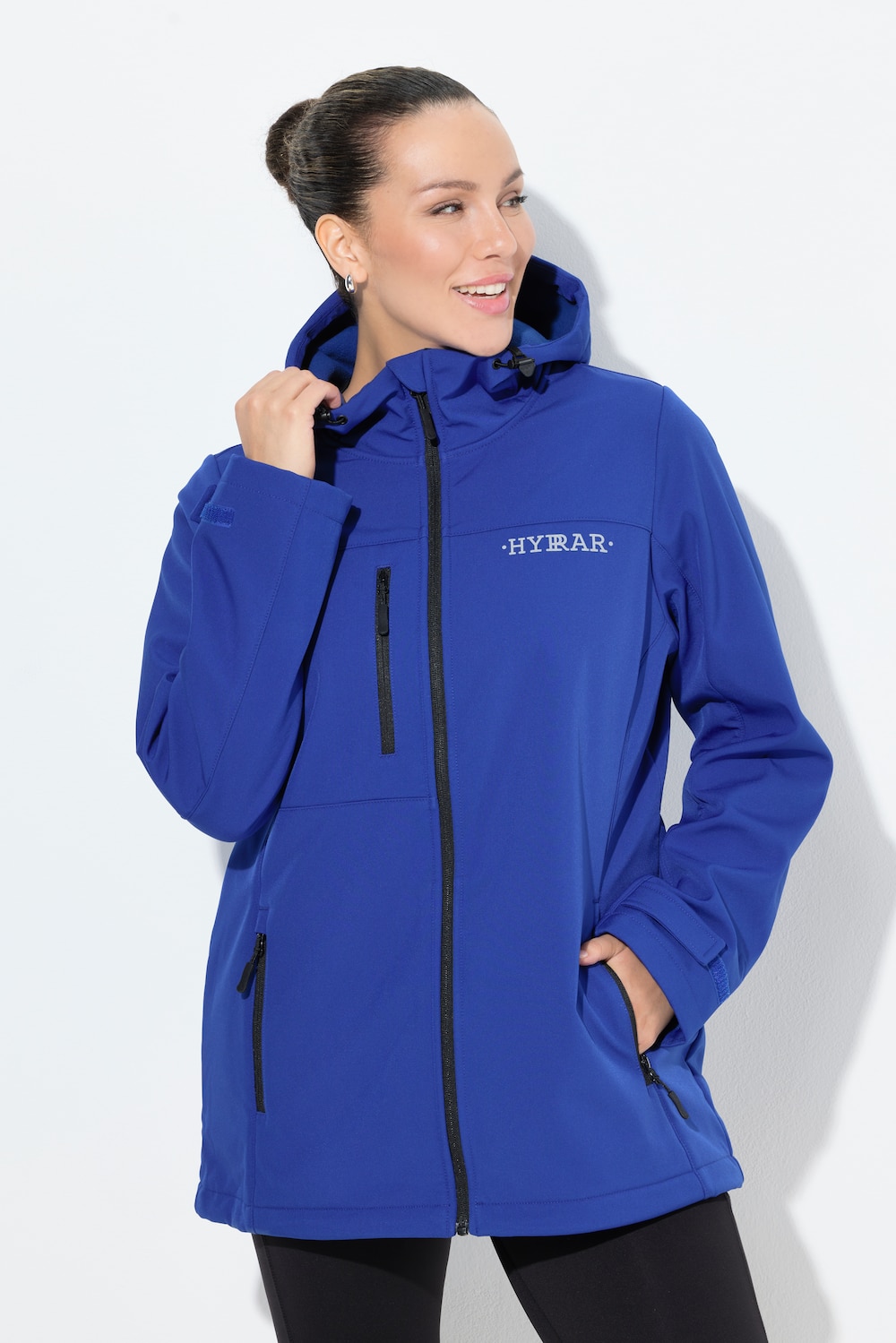 HYPRAR Softshelljacke, wasserabweisend, Stretch, Reflektor