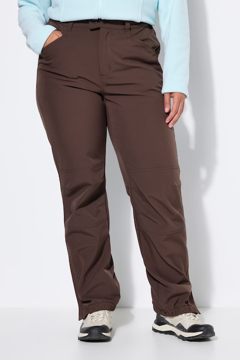 Pantalon Softshell déperlant, avec doublure en polaire et genoux préformés