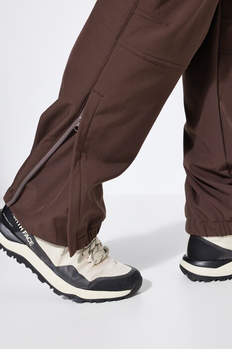 Pantalon Softshell déperlant, avec doublure en polaire et genoux préformés