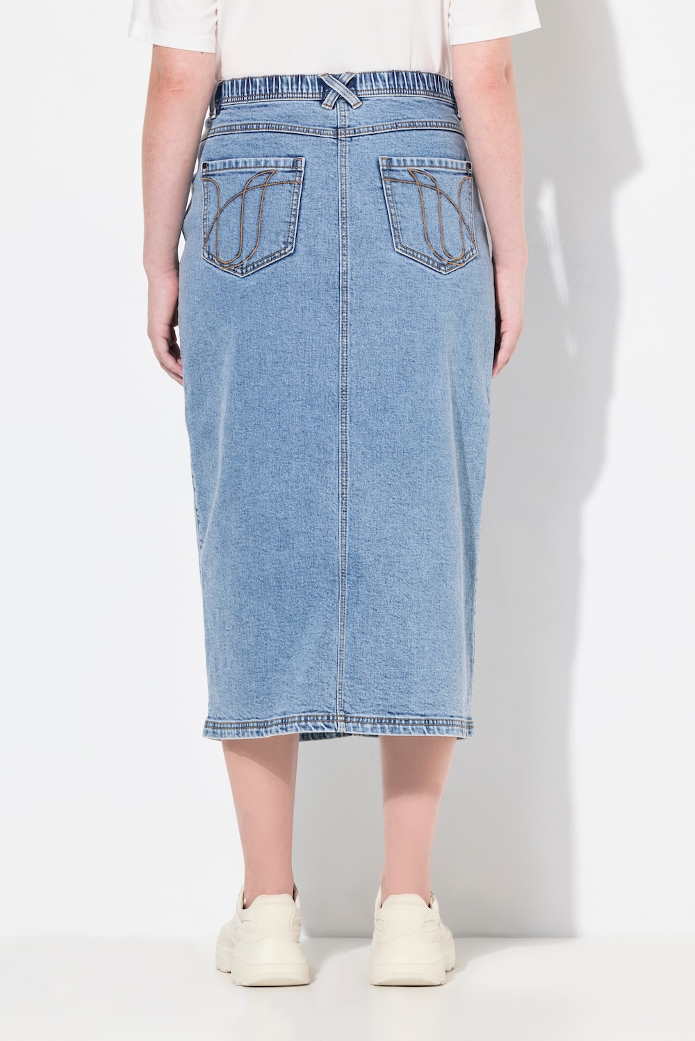 Jupe Crayon Jupe En Jean Longue Grande Taille Jupe,LOGAMI Déchiré