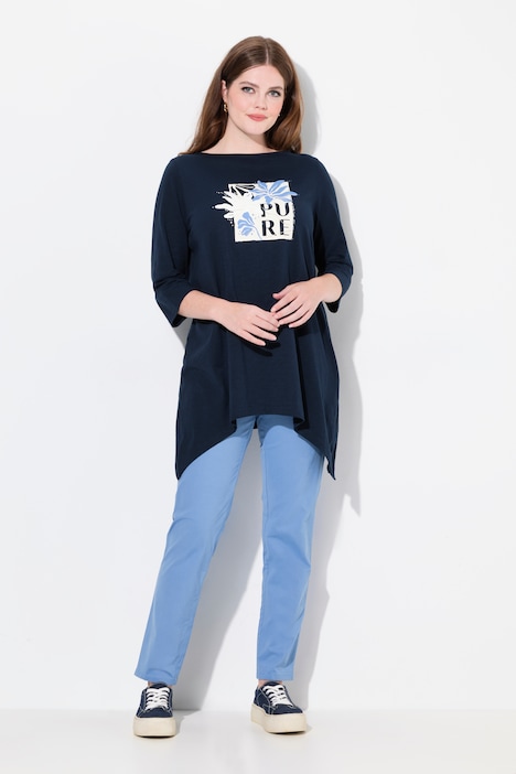 Eco Cotton PURE Logo Pointed Hem Tee