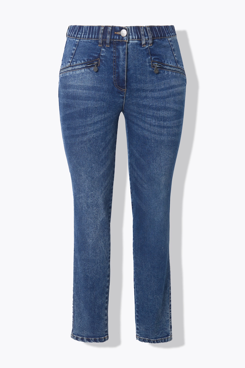 Stora storlekar Jeans Sarah, Dam, blå, storlek: 46, Bomull/Polyester/Viskos, Ulla Popken