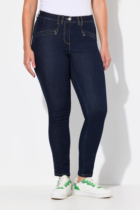 High Waisted Stretch Fit Jeans