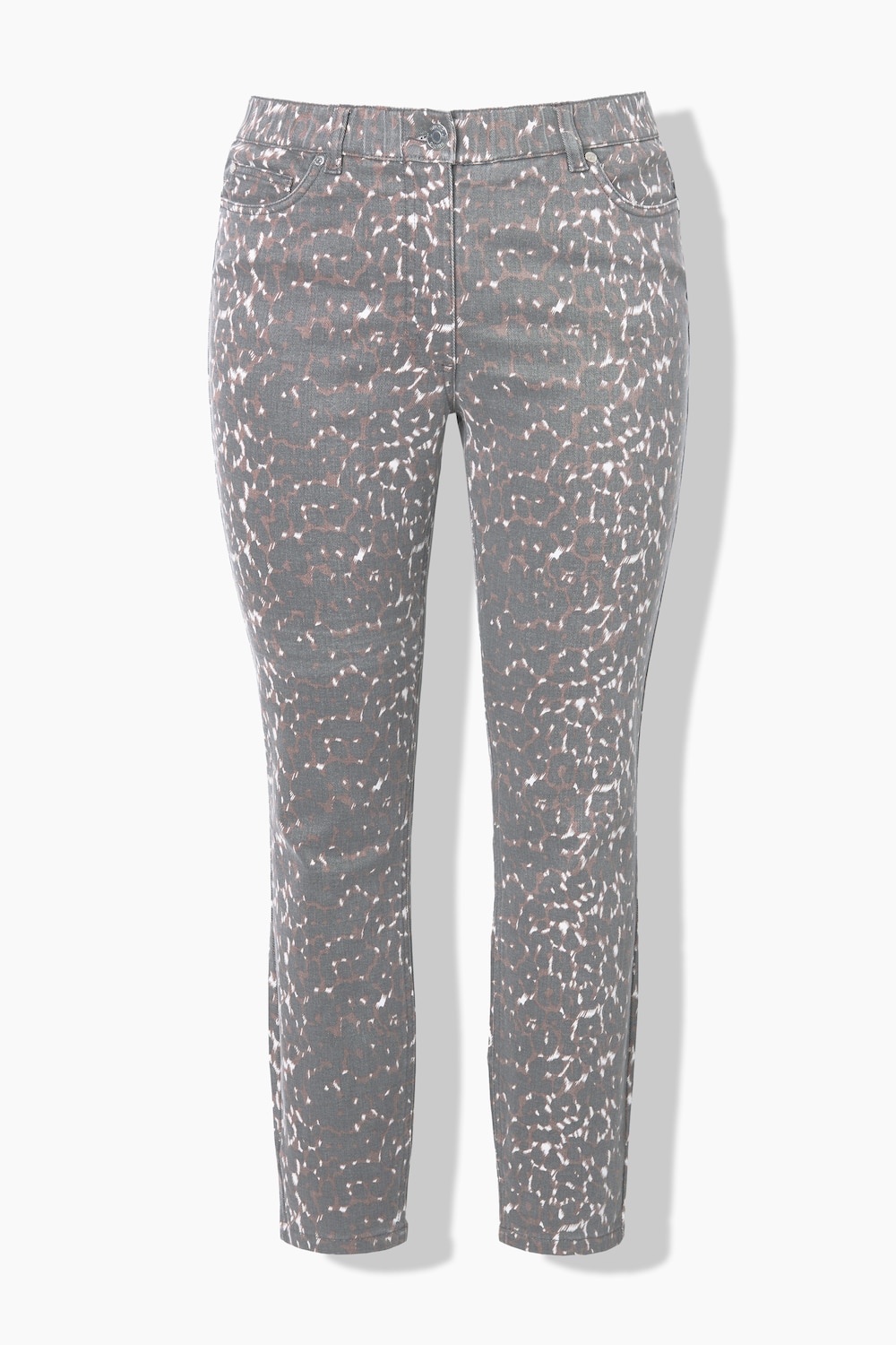 Stora storlekar Skinny-jeans, Dam, brun, storlek: 52, Bomull, Studio Untold