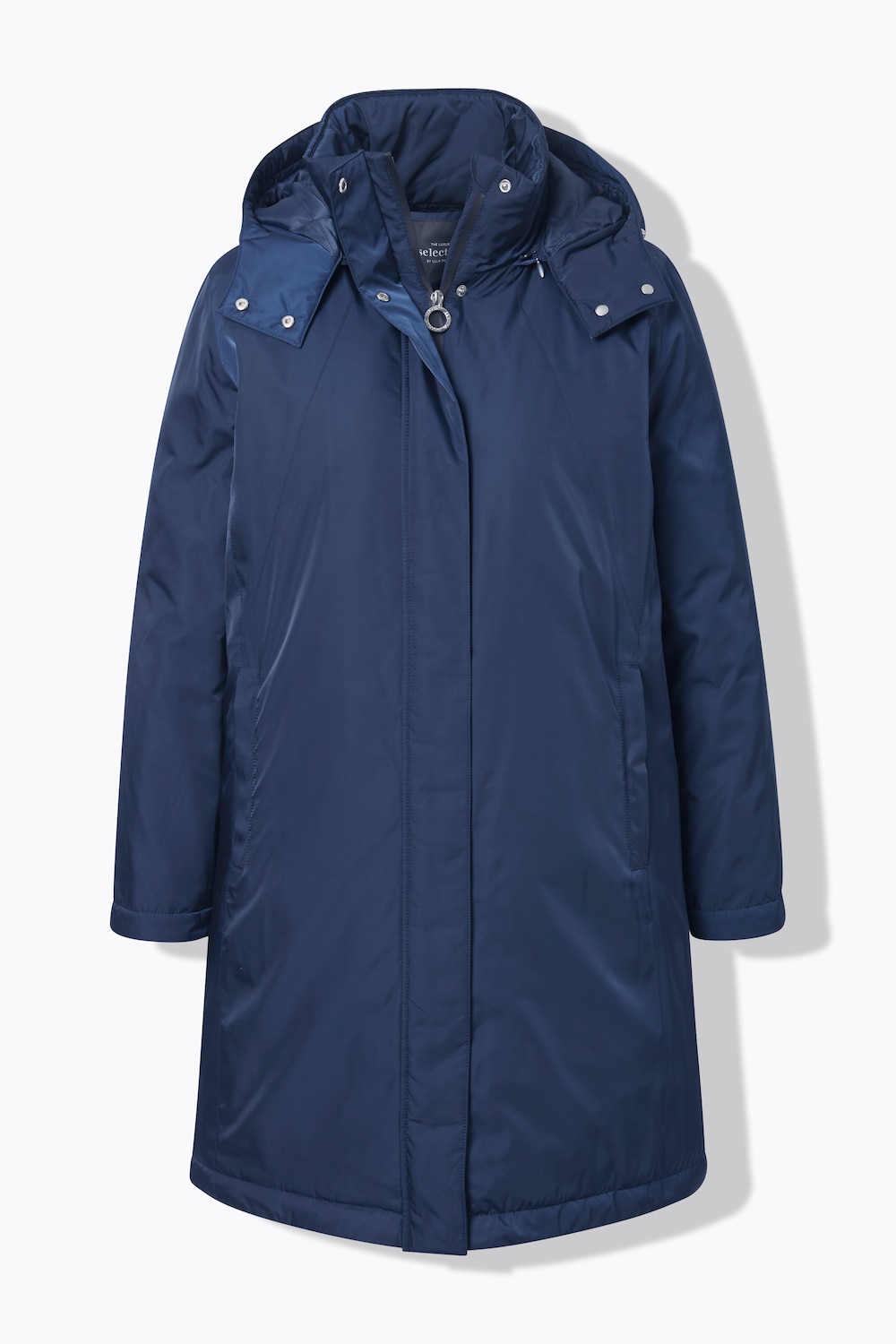 Stora storlekar HYPRAR Sympatex-jacka, Dam, blå, storlek: 54/56, Polyester, Ulla Popken