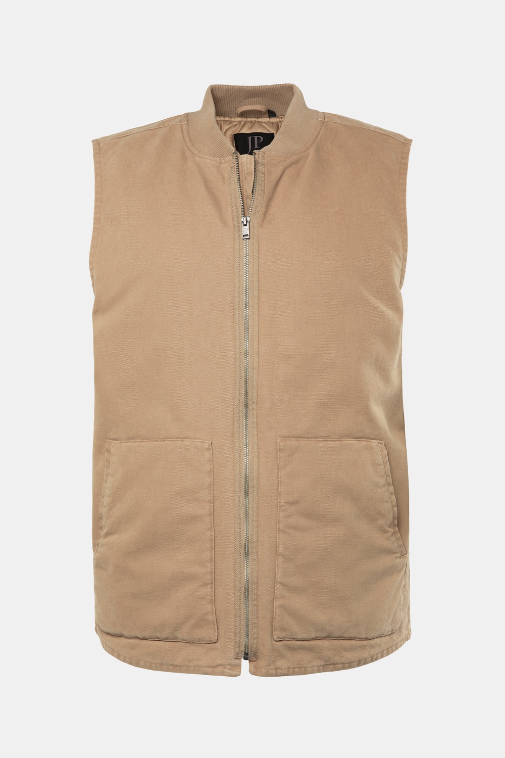 JP 1880 Canvasweste, Collegekragen, bis 8 XL