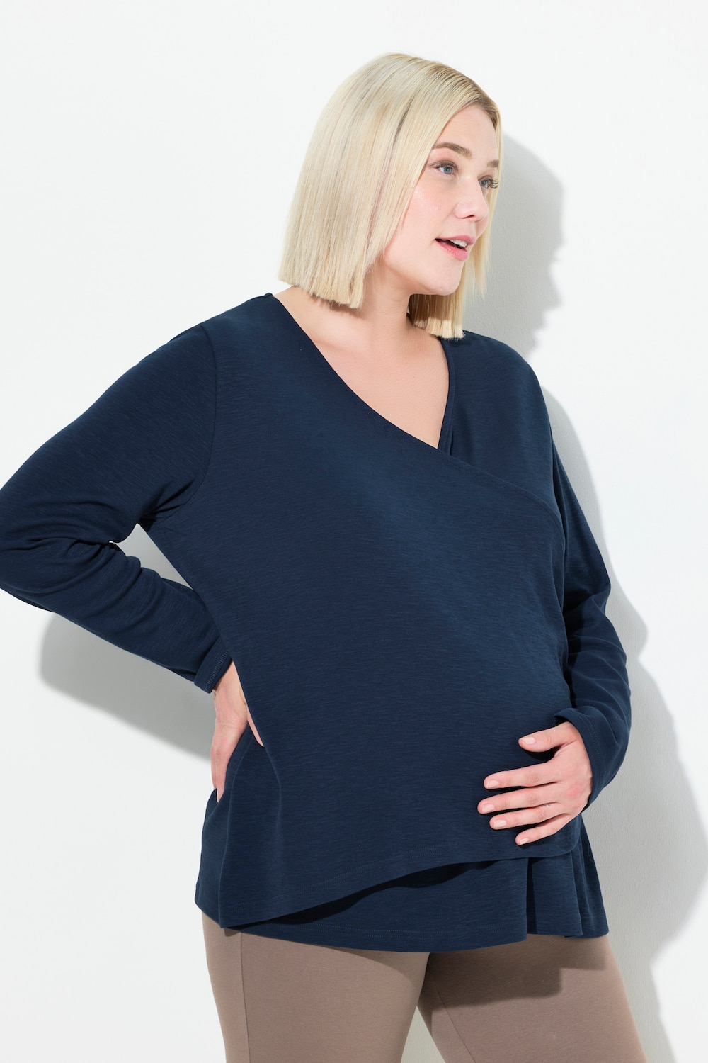 Große Größen Bellieva-T-Shirt, Damen, blau, Größe: 54/56, Baumwolle, Ulla Popken