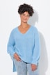 Trui, oversized, V-hals