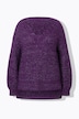 Pullover, oversized, V-Ausschnitt