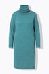 Gebreide jurk, col, lange mouwen