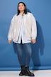 Blouson, oversized, glänzende Qualität